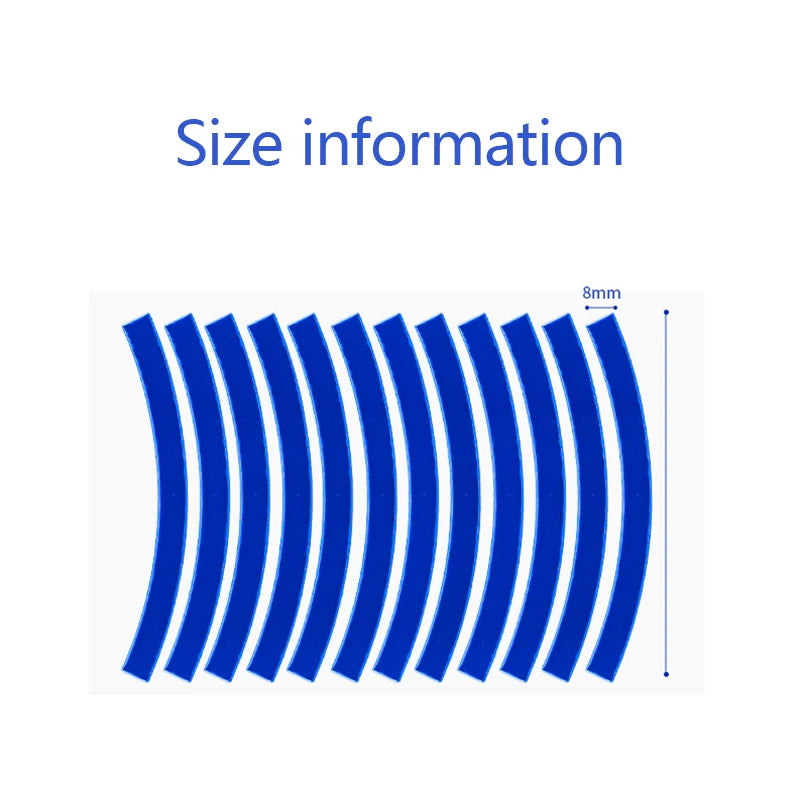 Reflective Tire Safety Stickers