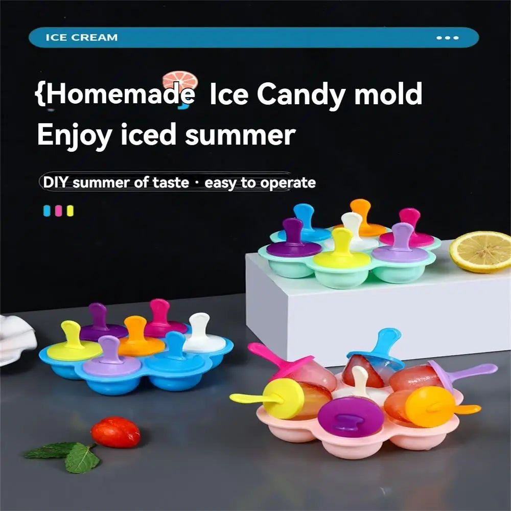 7-Hole Ice Cream Popsicle Mold