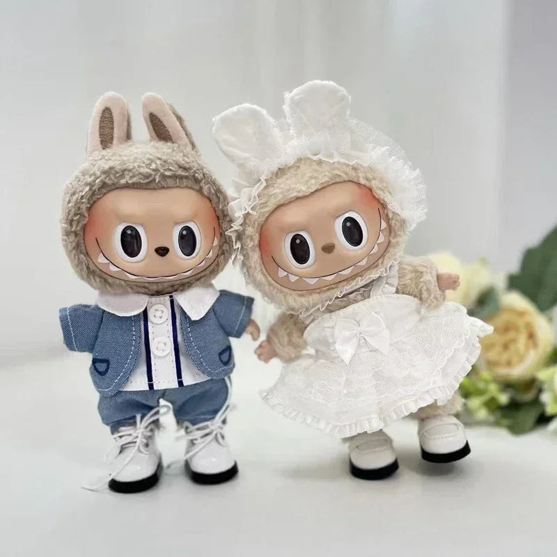 POPMART Labubu V1V2 Doll Bear Outfit Set