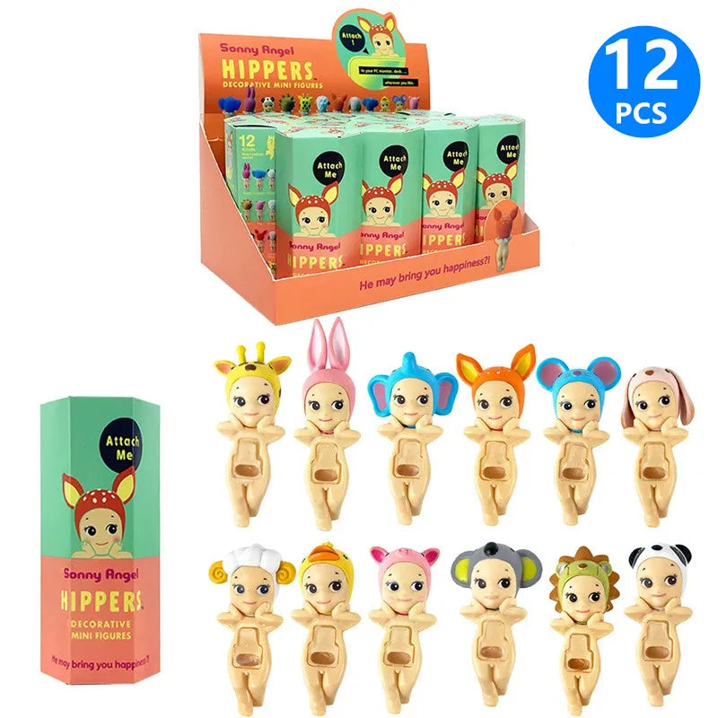 POP MART Labubu Doll Angel Hippers Box