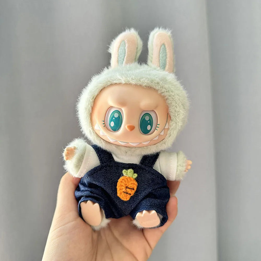 PopMart Labubu 17cm Doll Clothing Set