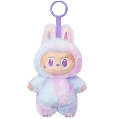 PopMart Labubu V3 Heartbeat Macaron Pendant