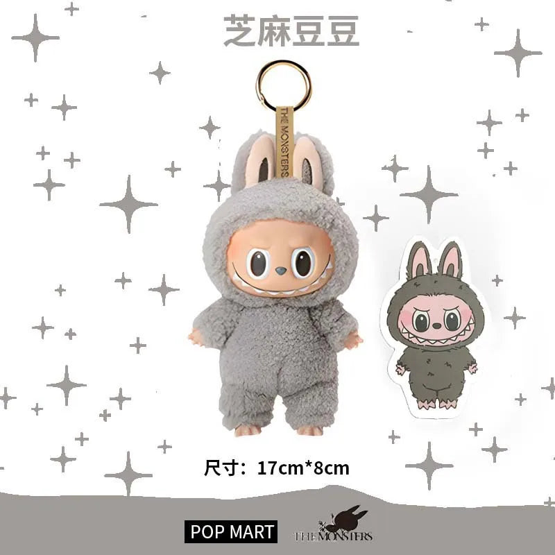 Labubu Heartbeat Macaron Figurine Ornament