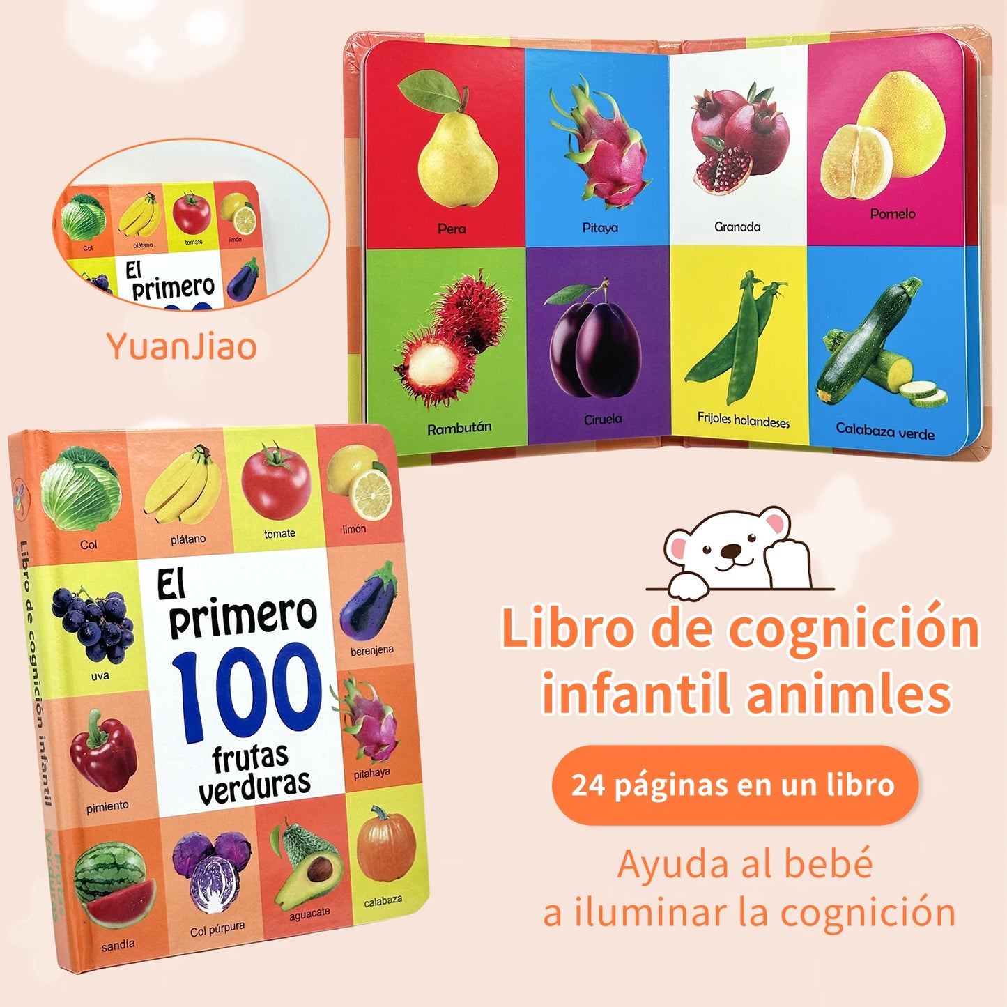 Spanish Children's Cognitive Learning Book