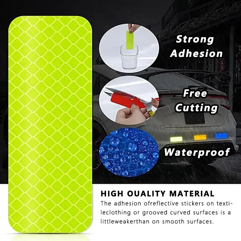 Car Wheel Hub Reflective Stripes