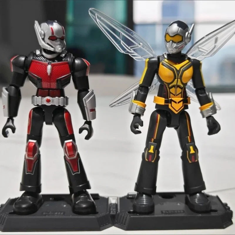 POP MART Labubu Doll Blokees Iron Hero Box