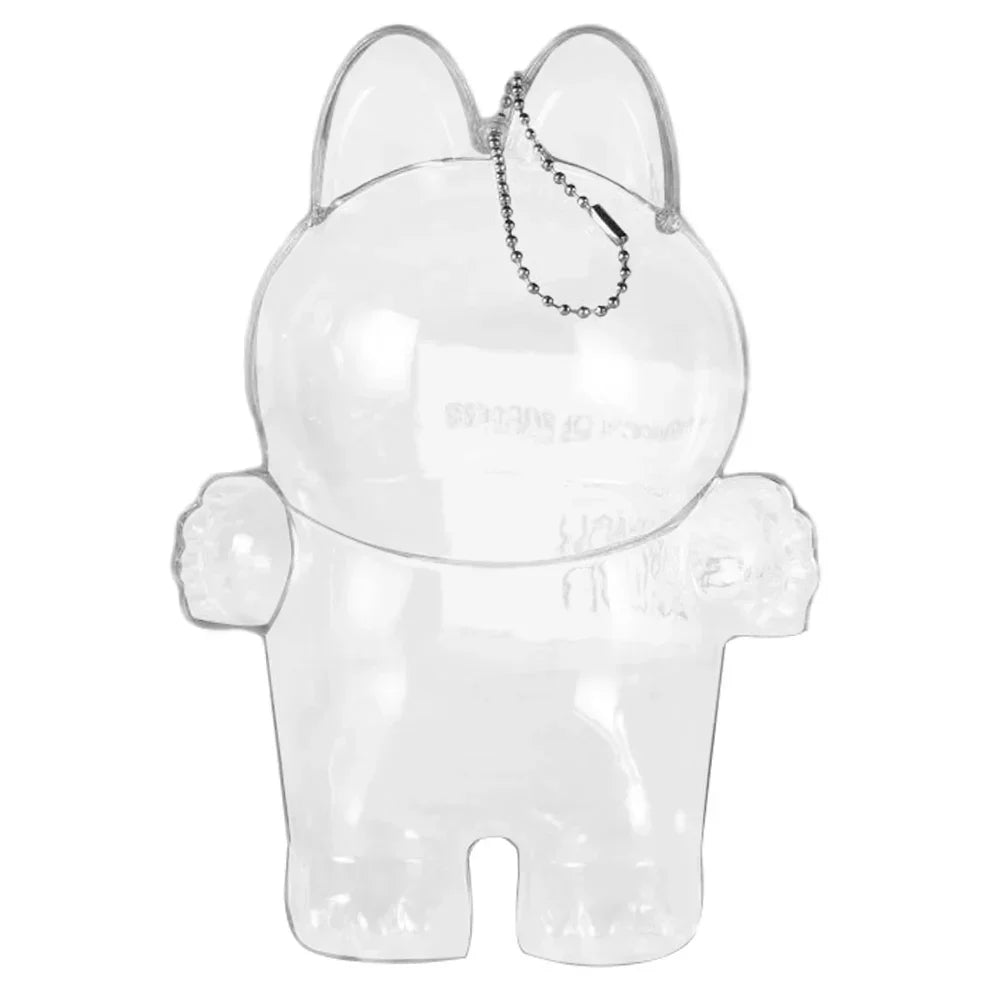 PopMart Labubu Transparent Toy Storage Case for Dolls
