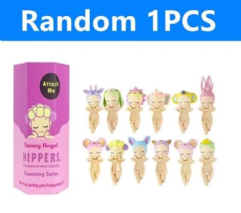 POP MART Labubu Doll Angel Hippers Box