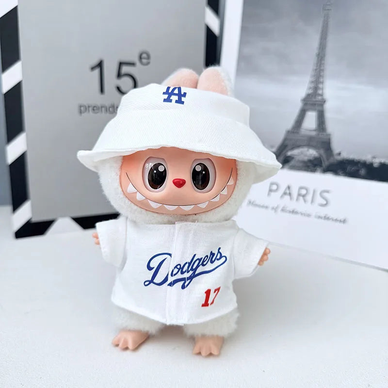 PopMart Labubu Generations LA Baseball Outfit