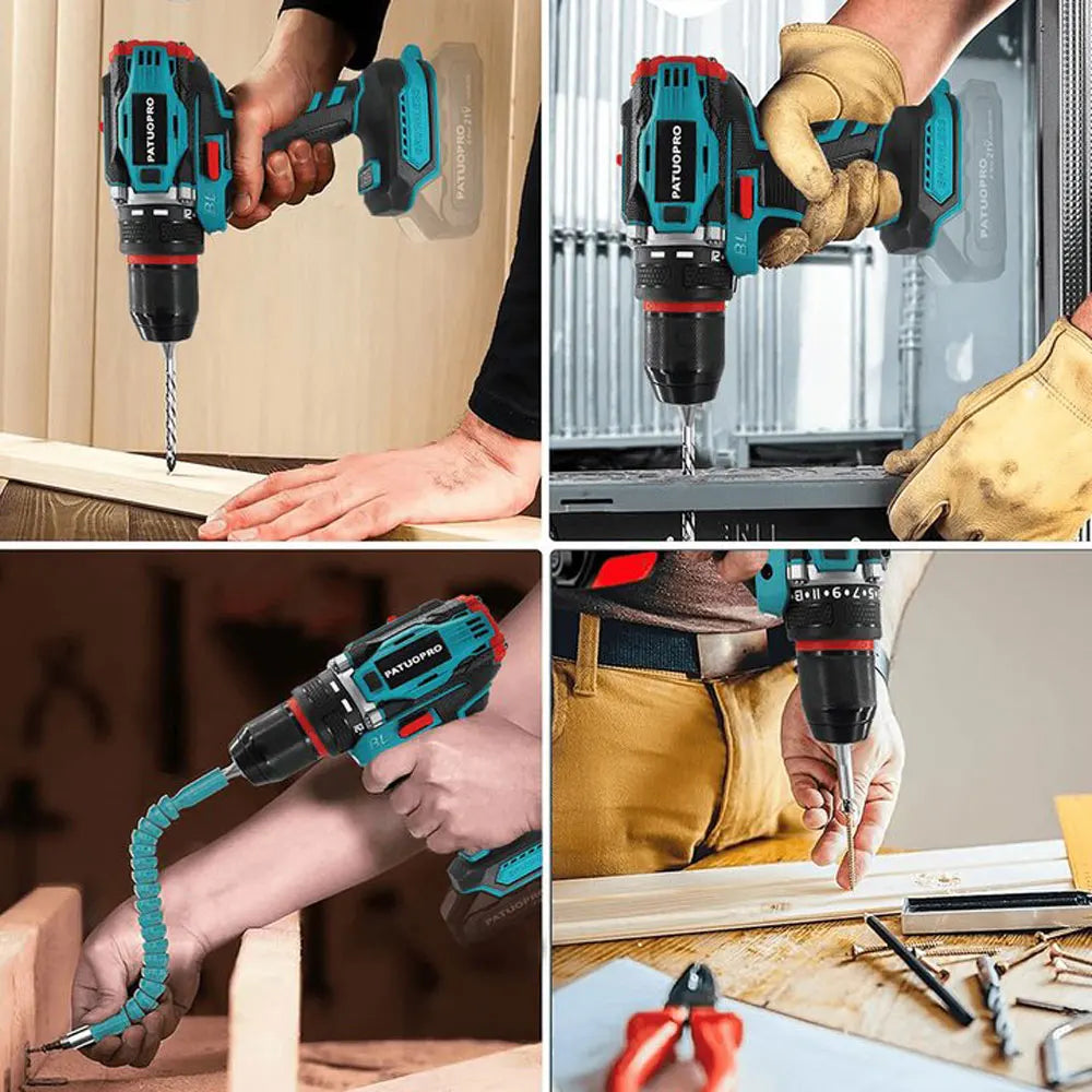PATUOPRO 10mm Cordless Electric Drill