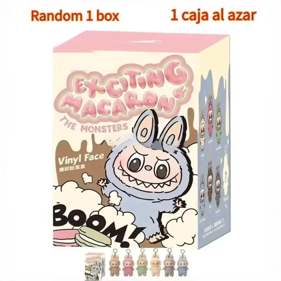 Popmart Labubu Macaron 2 The Monsters Blind Box Doll