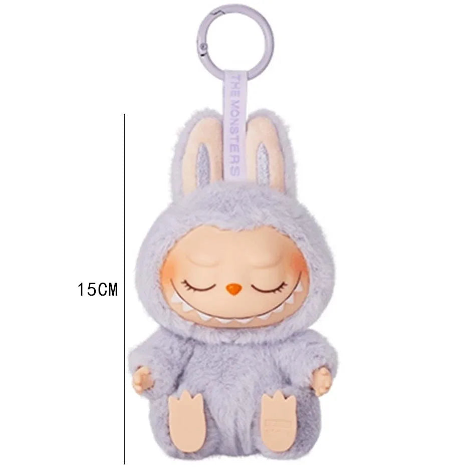 High Quality Labubu Monster Vinyl Face Keychain