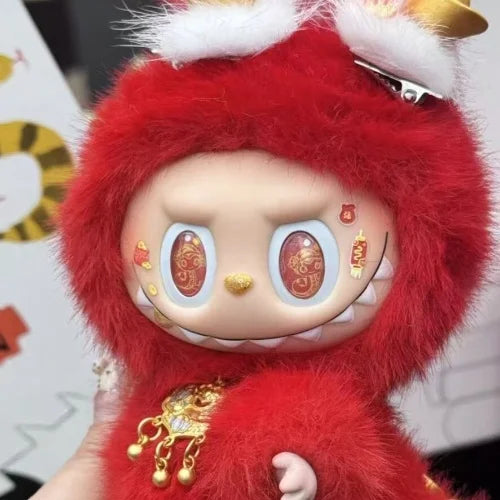 Popmart Labubu Mokoko 17cm The Monsters Keychain