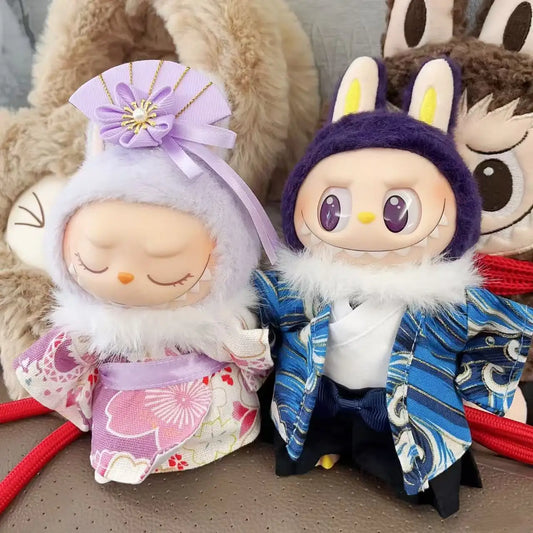 PopMart Labubu 15/17cm Summer Kimono Set