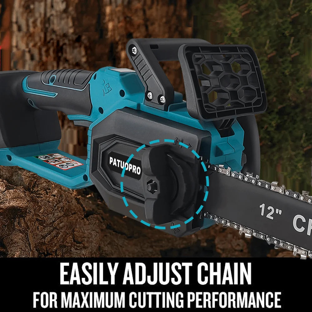 PATUOPRO 12-Inch Brushless Cordless Chainsaw