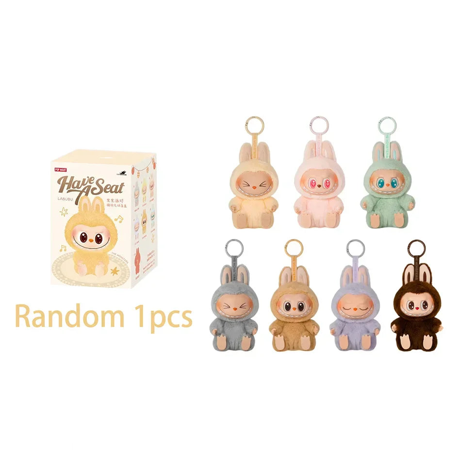 PopMart Labubu Have A Seat Series Vinyl Face Doll Keychain