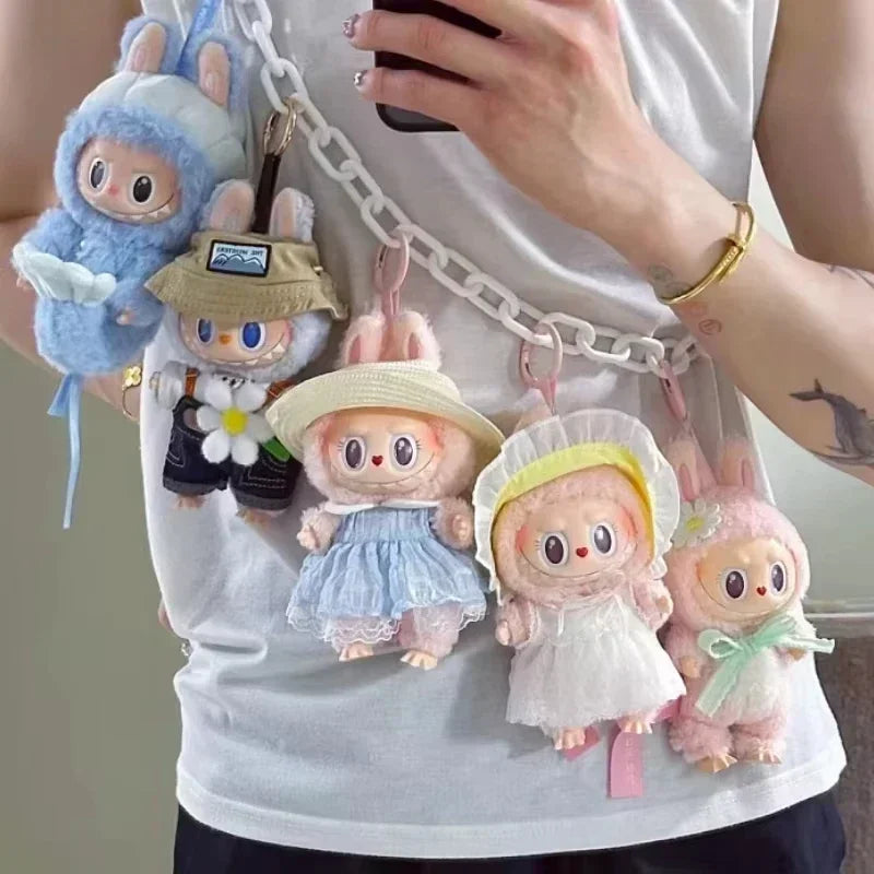 Popular Labubu Plush Keychain Toys Gift