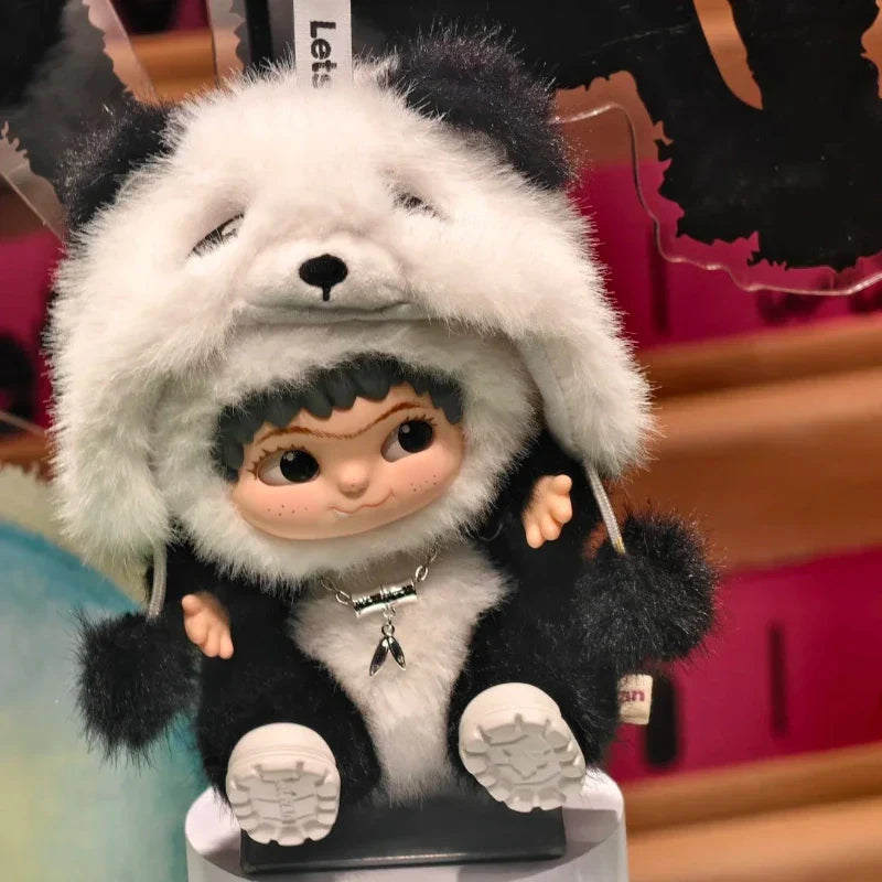 PopMart Labubu Wakuku Panda Blind Box Gift
