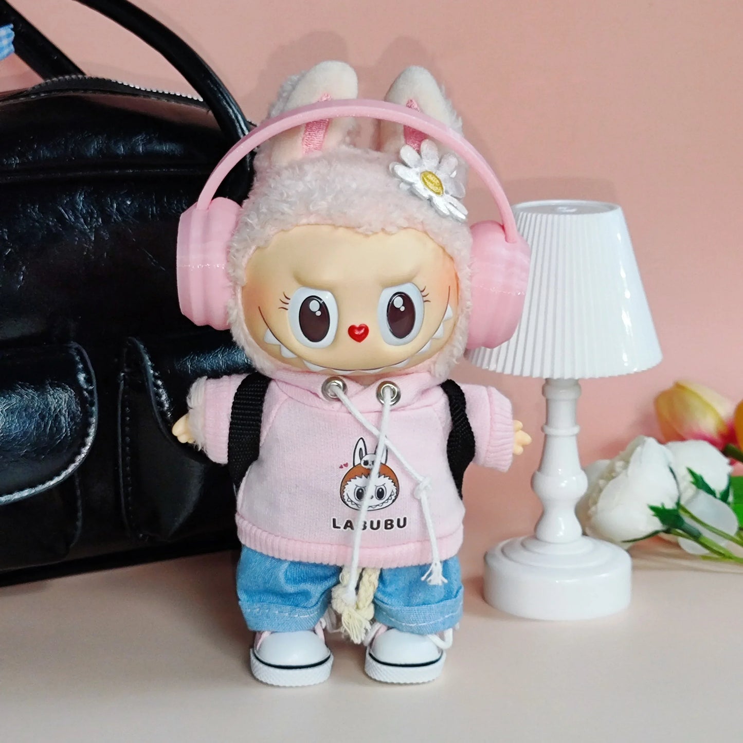 PopMart Labubu 17cm Hoodie Outfit Set