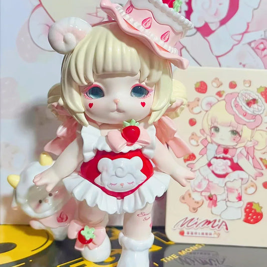 Popmart Labubu Mimia Cute Girl Figure Art Toy Gift