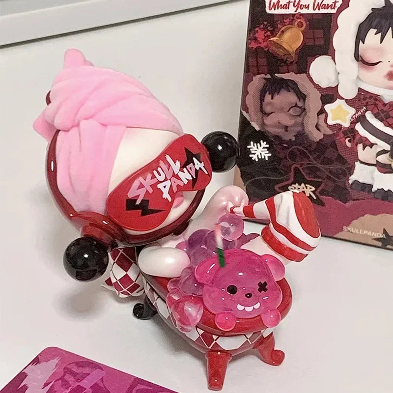 POP MART Labubu Doll SKULLPANDA Tell Me Box