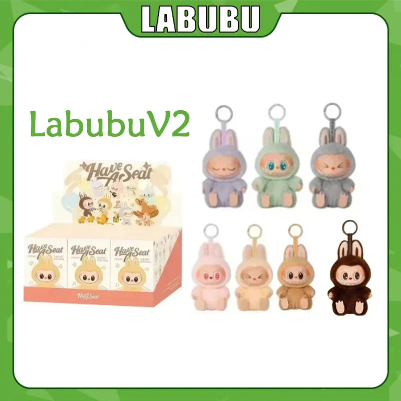 Popmart Labubu Monsters Vinyl Pendant Blind Box Keychain