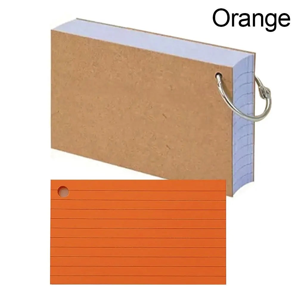Binder Loose-Leaf Flash Cards