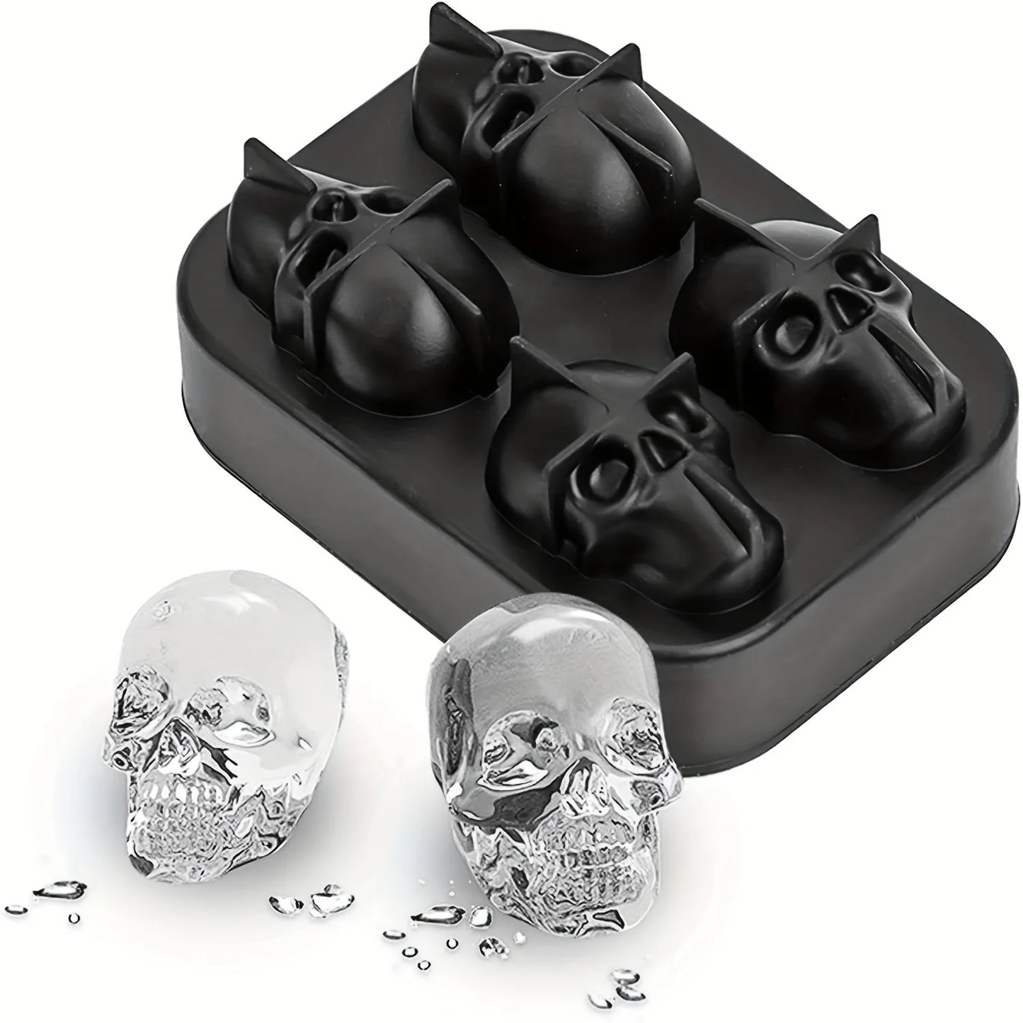 Skull Ice Ball Mold Silicone