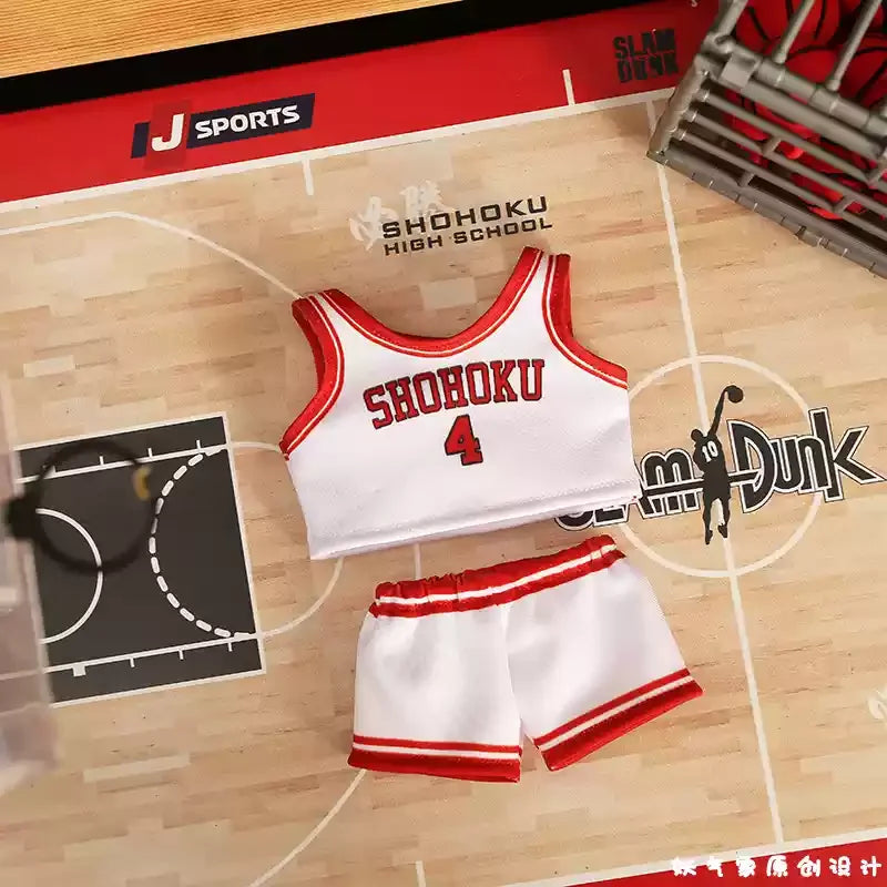 Slam Dunk Labubu Cosplay Doll Set