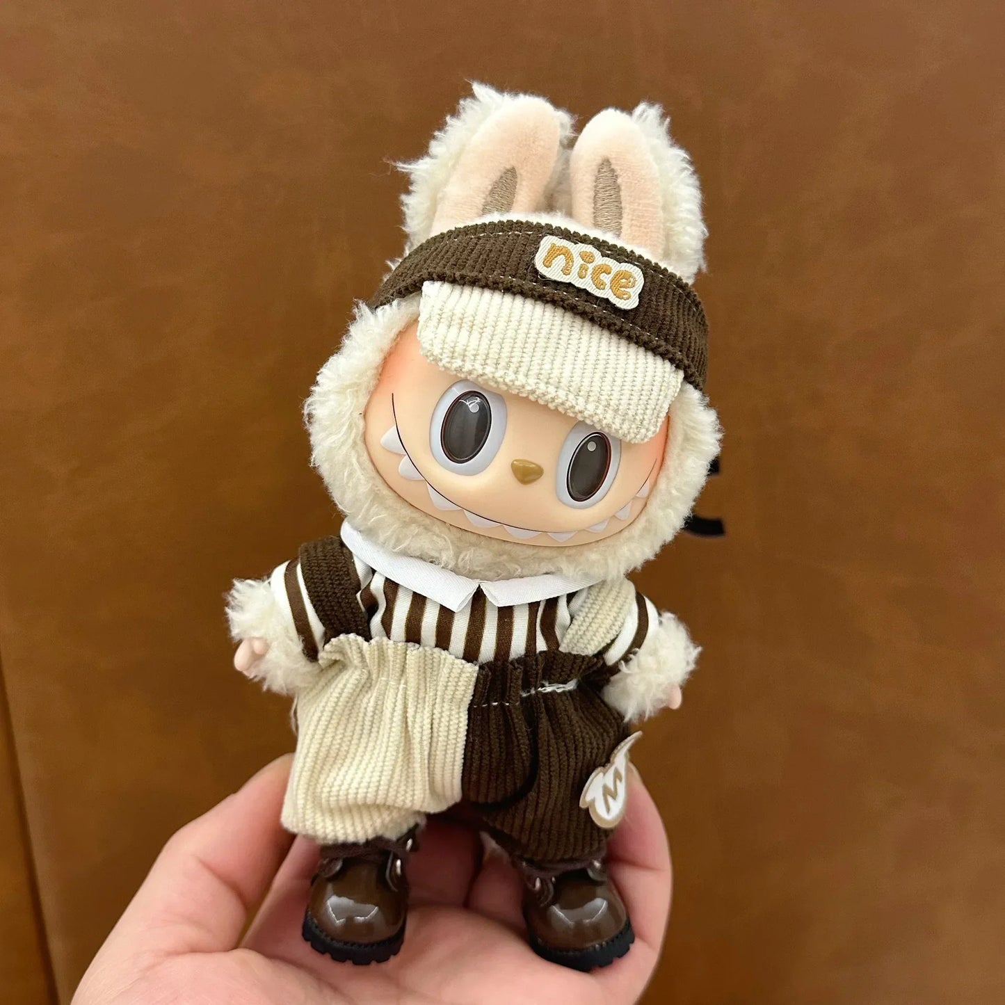 POP MART Labubu Doll 17cm Skirt Outfit Set