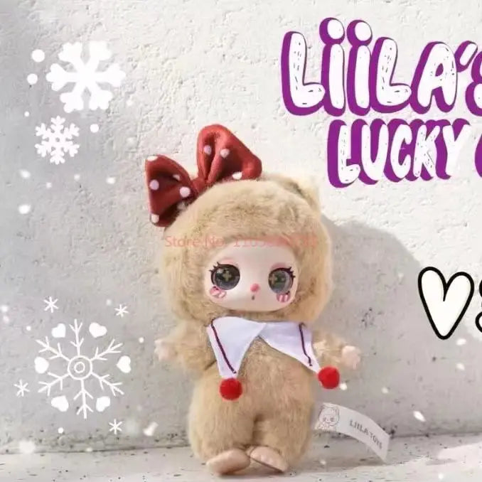 POP MART Labubu Doll Liila V3 Lucky Cat Box