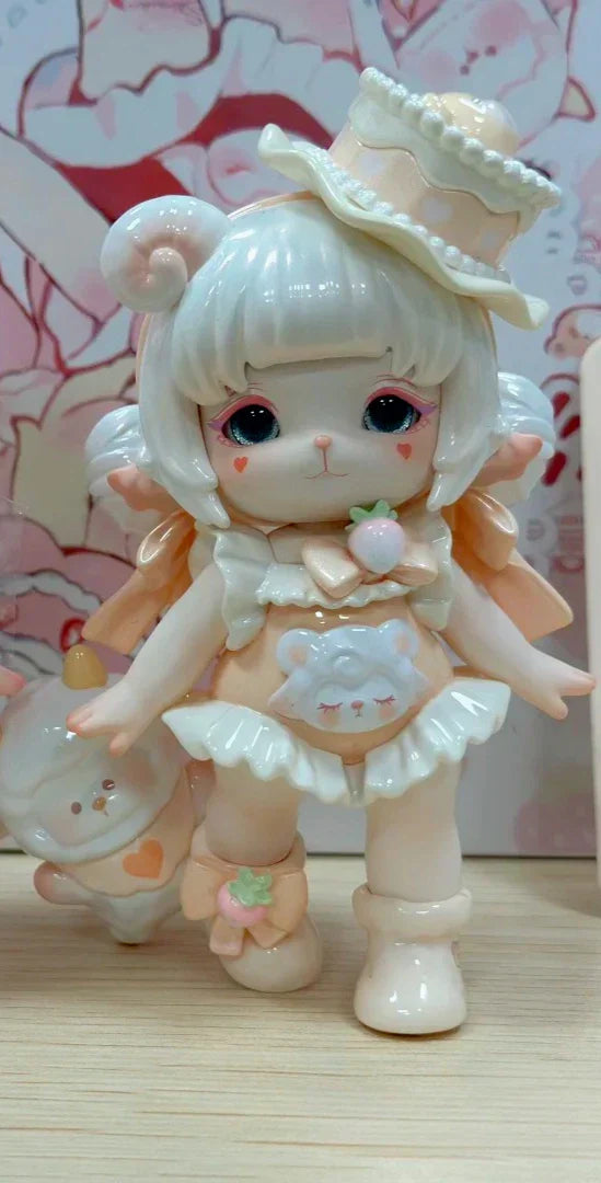 Popmart Labubu Mimia Cute Girl Figure Art Toy Gift