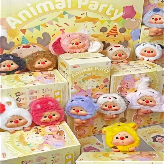POP MART Labubu Doll OYO Animal Party Box