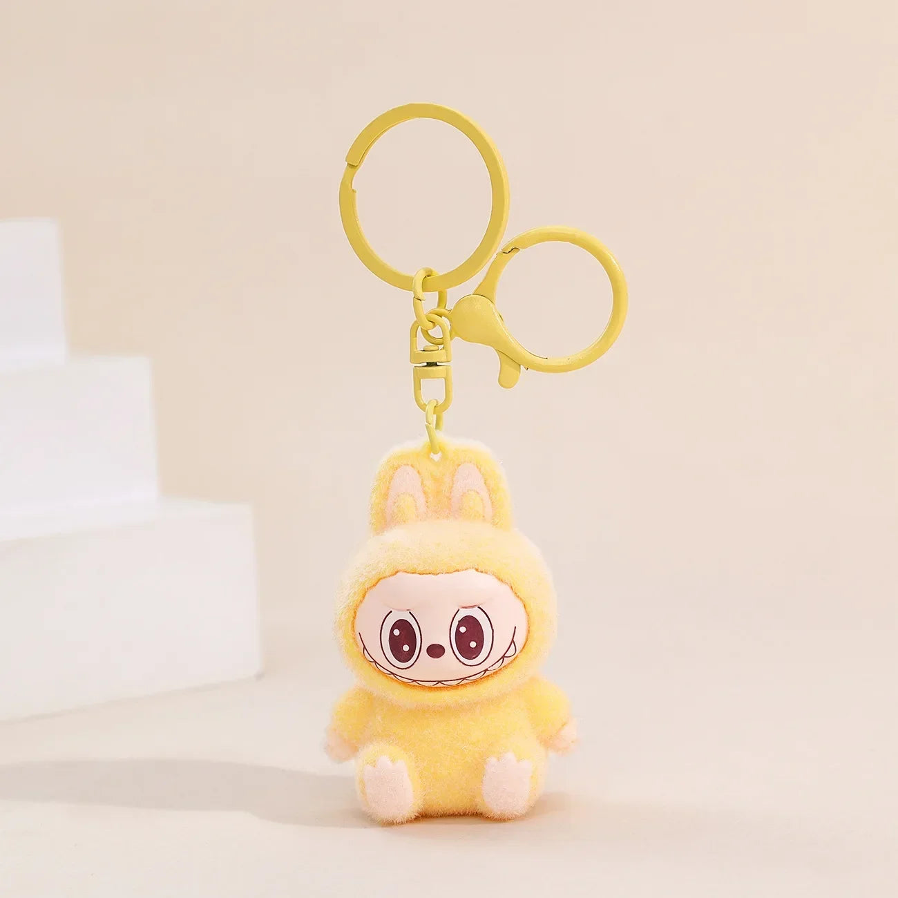 PopMart Labubu Sitting Doll Keychain Ornament