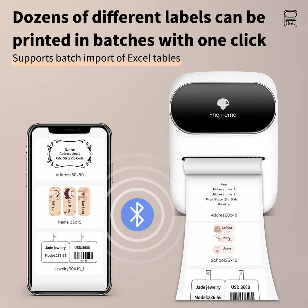 Phomemo M110 Mini Label Printer