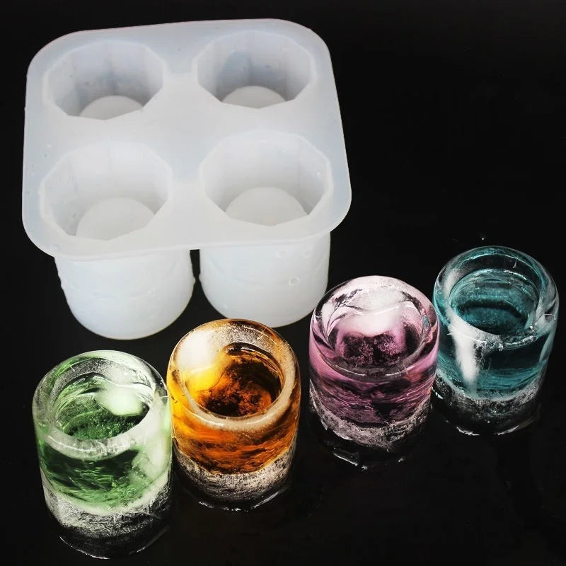 Silicone Round Ice Cube Mold