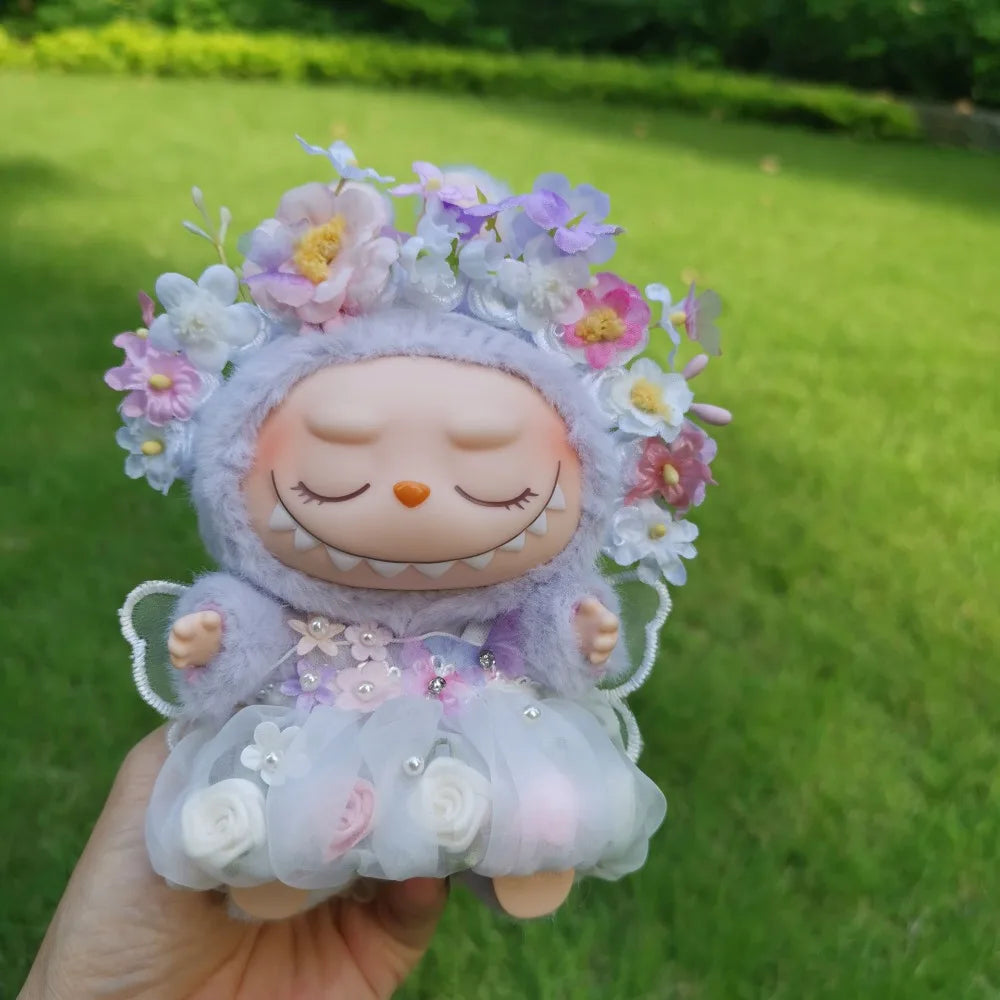 Popmart Labubu V1 V2 Flower Fairy Doll Outfit