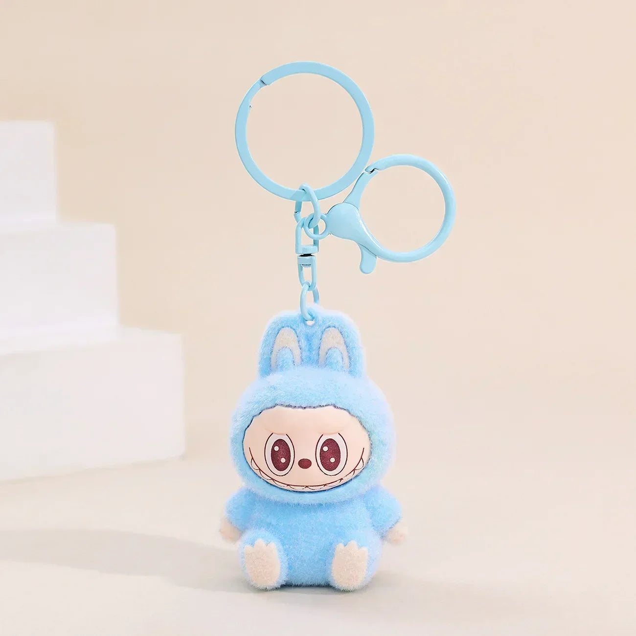 PopMart Labubu Sitting Doll Keychain Ornament