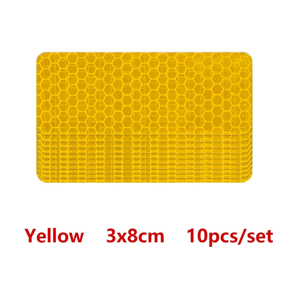 10pcs Car Reflective Bumper Stickers