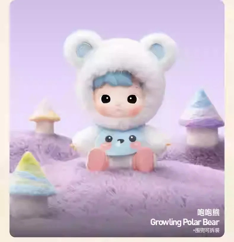 POP MART Labubu Doll Hacipupu Snuggle Series Box