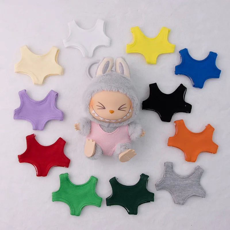 2025 Labubu Swimsuit Clothes Set for 15–17cm Dolls