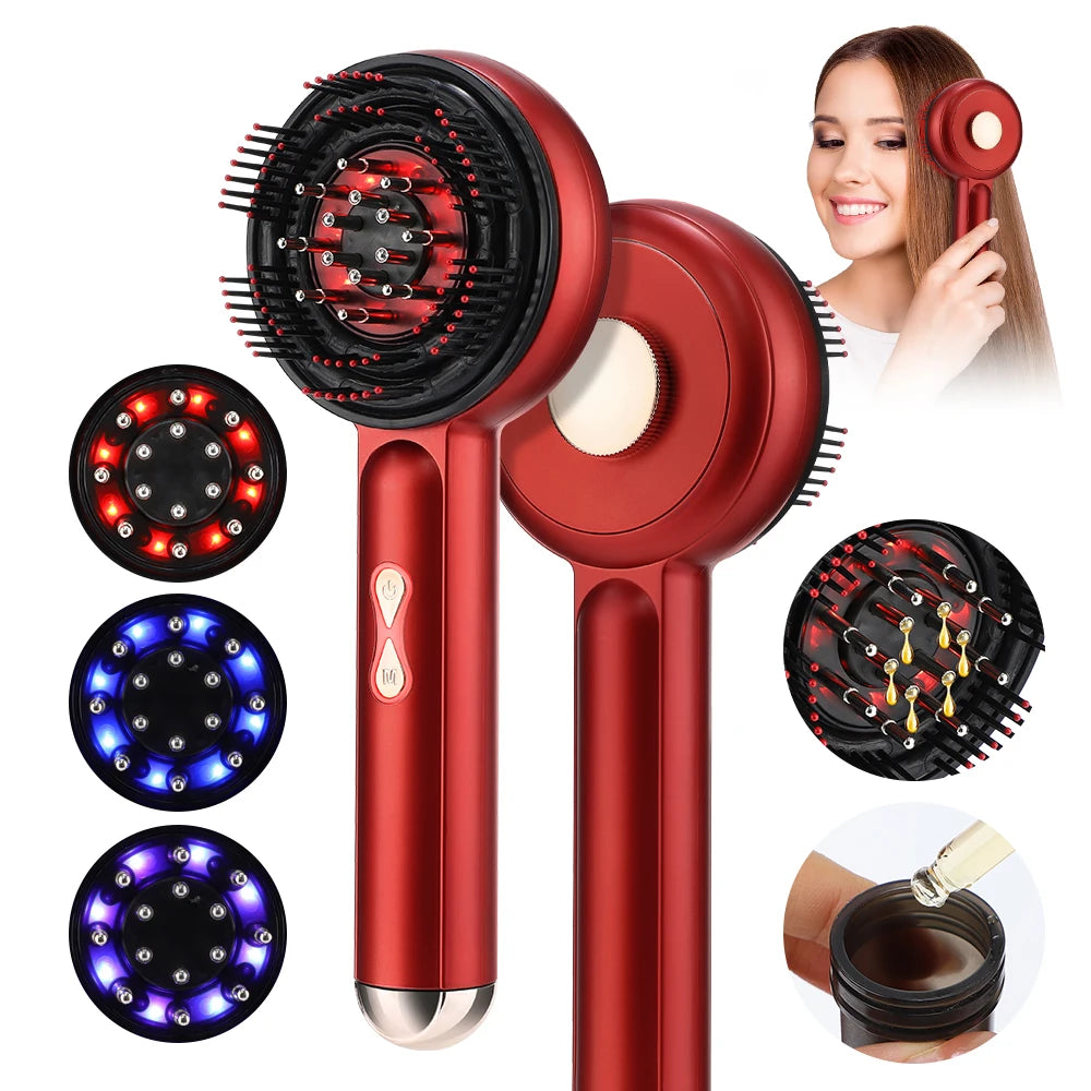 Red Light Electric Hair Comb