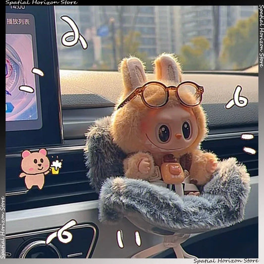 PopMart Labubu Plush Vinyl Doll Car Seat