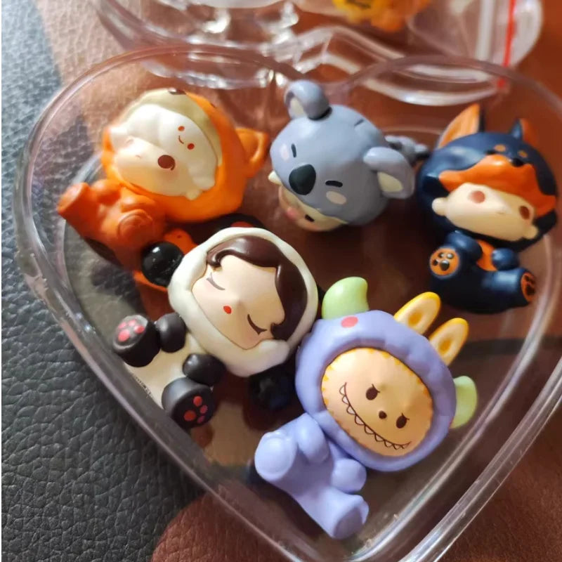 Popbean Animal Pajama Party Labubus Figure Gift