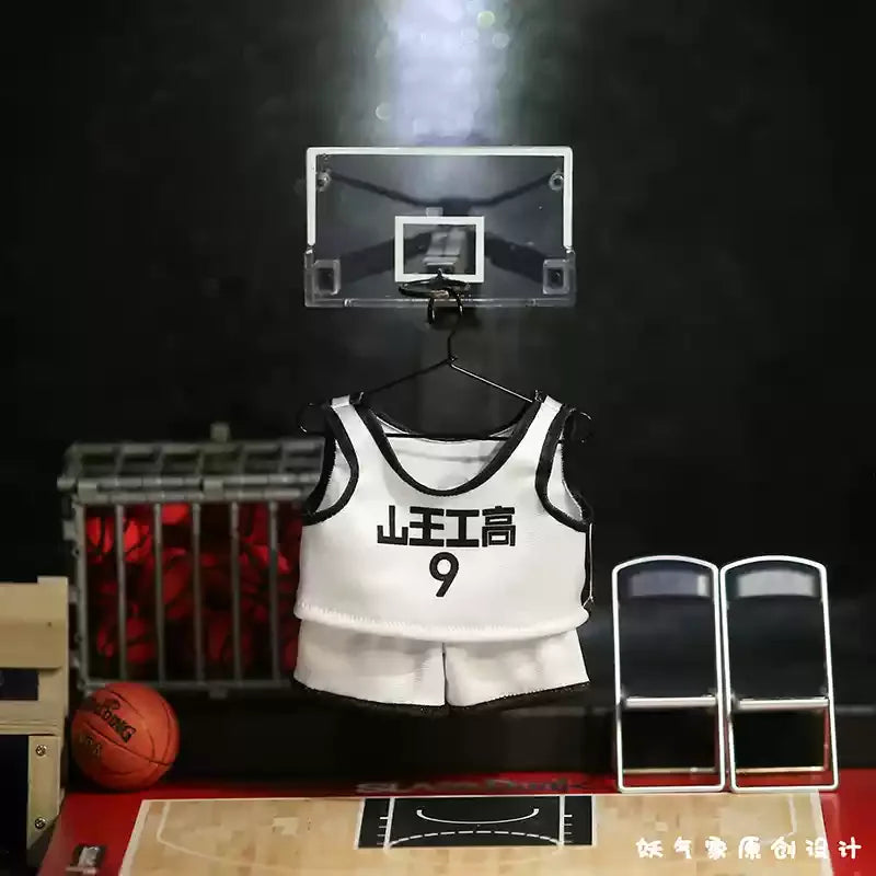 Slam Dunk Labubu Cosplay Doll Set