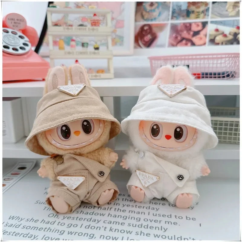 PopMart Labubu Cute Fisherman Hat Clothes