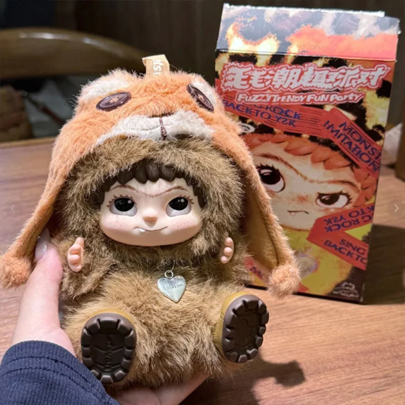POP MART Labubu Doll Wakuku Fuzzy Party Box