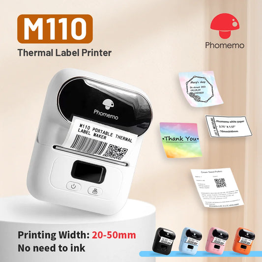 Phomemo M110 Mini Label Printer