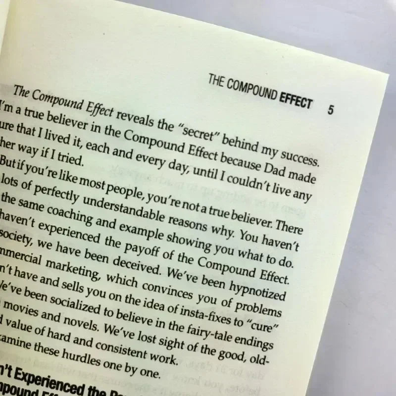 The Compound Effect By Darren Hardy Multiply Your Success One Simple Step At a Time Inspirational Novels English Book