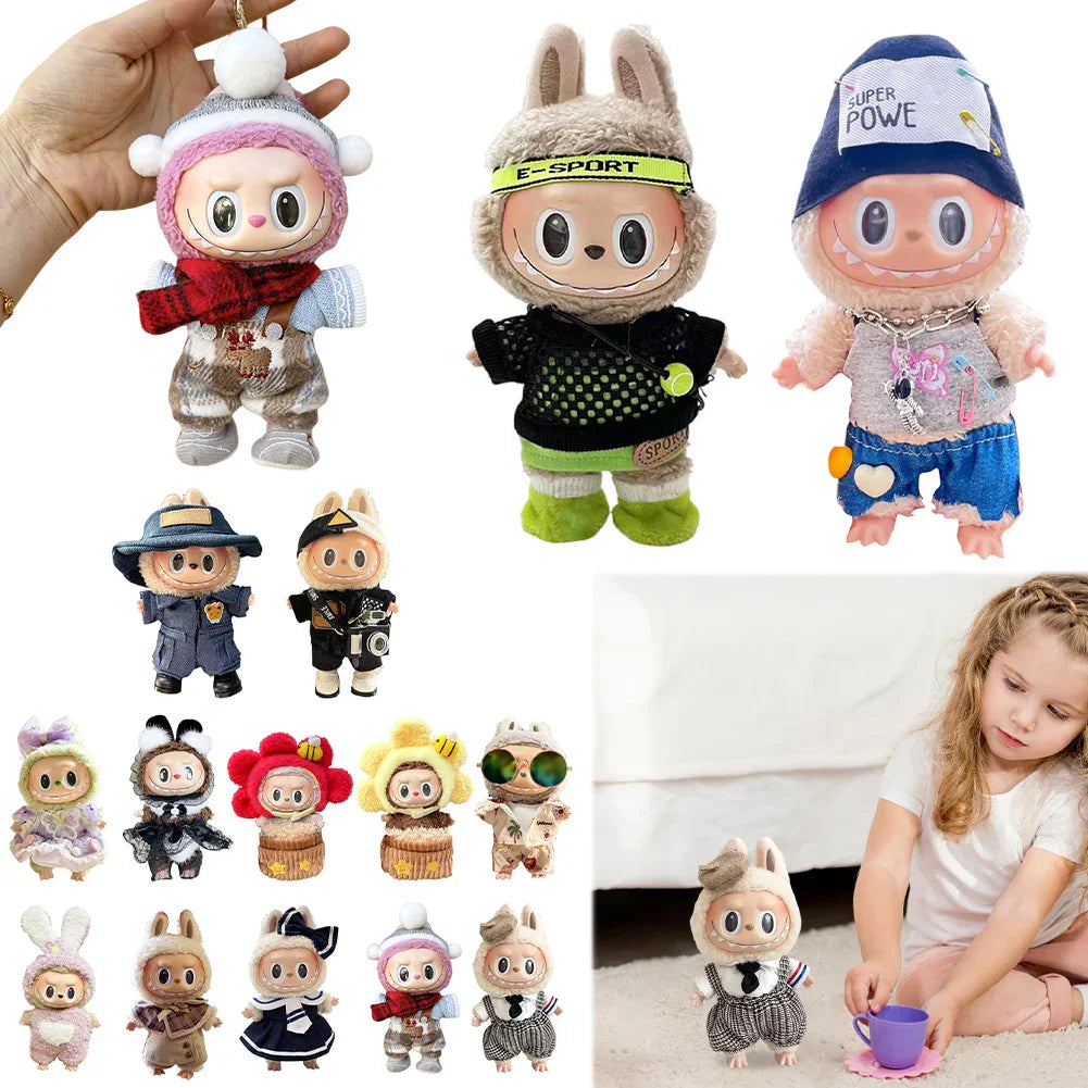 POPMART Labubu 17cm Doll Clothes Set Gift